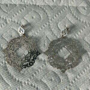 Argento Sterling Silver stud-back earrings. Delicate. Very good condition!